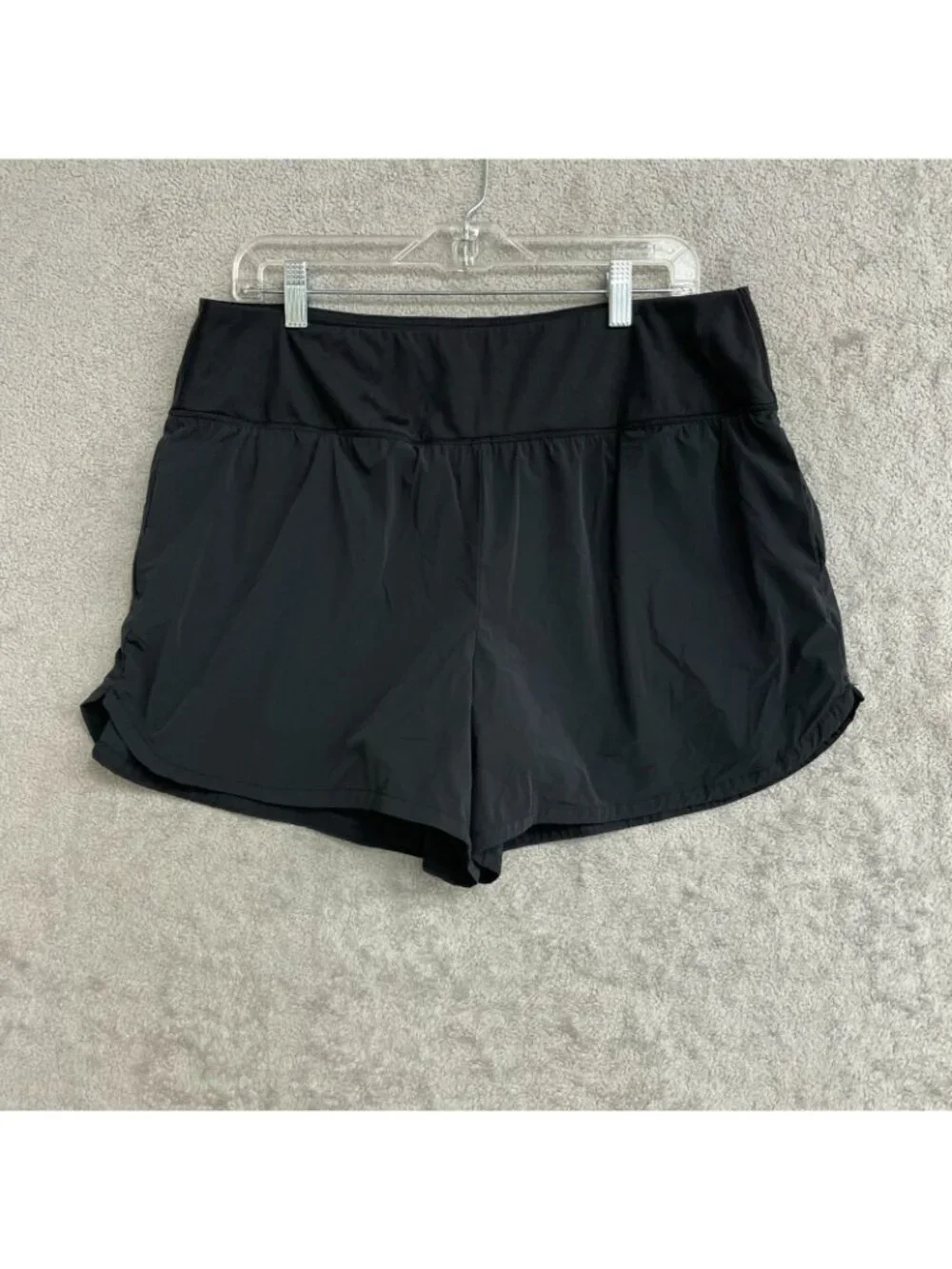 Spyder Active Women's XL Black Athletic Shorts With Liner Nylon & Spandex J2057 - Picture 4 of 11